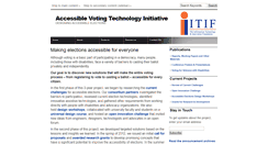 Desktop Screenshot of elections.itif.org