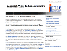 Tablet Screenshot of elections.itif.org